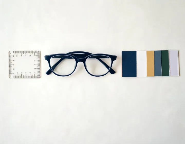 Wholesale prescription glasses size worksheet illustration